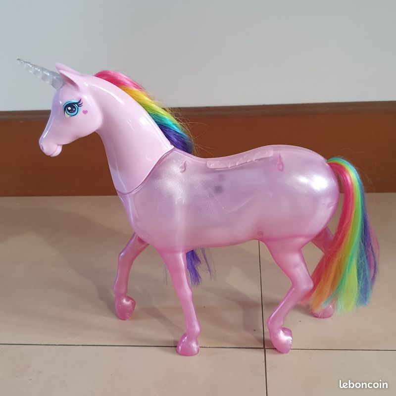 Barbie Unicorn Toy Barbie Et La Licorne Coffret Poupée Mannequin