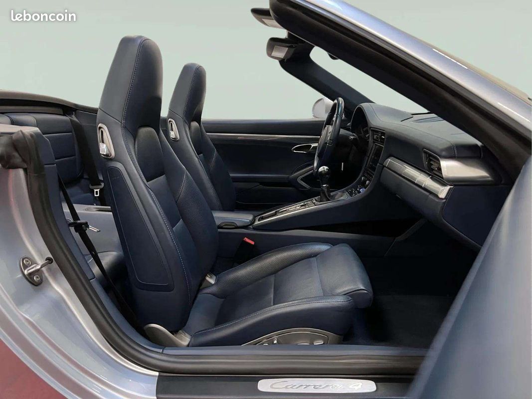 Porsche 911 991 Carrera 4 Cabriolet * Boîte Manuelle * 4x4 * Bose * Full Cuir * Mémoire * Sièges Ventilés (image 15)