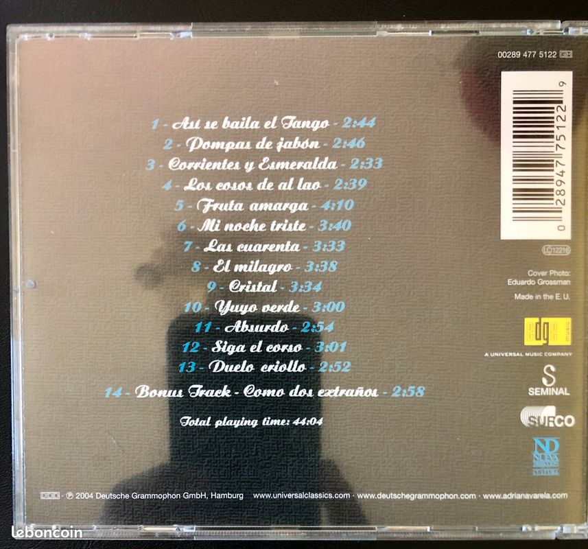 CD Adriana VARELA_Mas Tango (image 2)