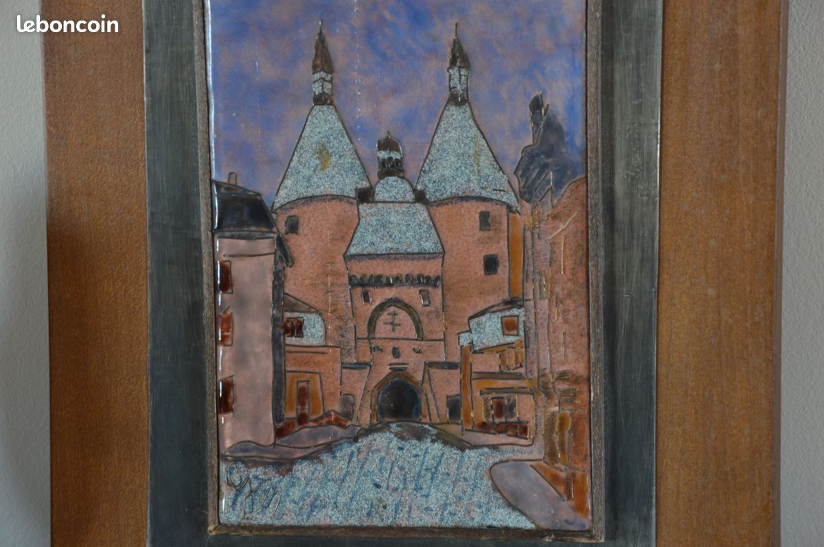 Tableau émaux Nancy porte de la Craffe (image 1)