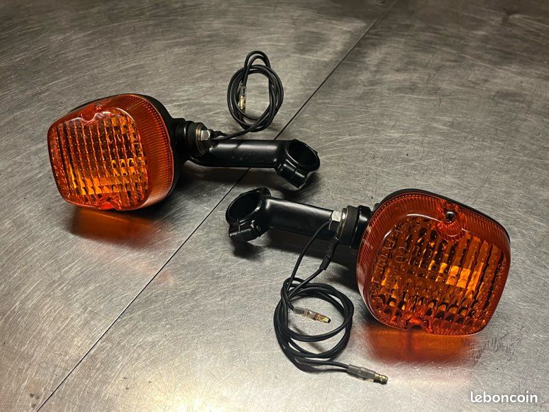Clignotants Avant Pour Moto Honda XL250R, XR650L, NX125, Nighthawk - Lot De 4 - 12V, Ambre, Étanches