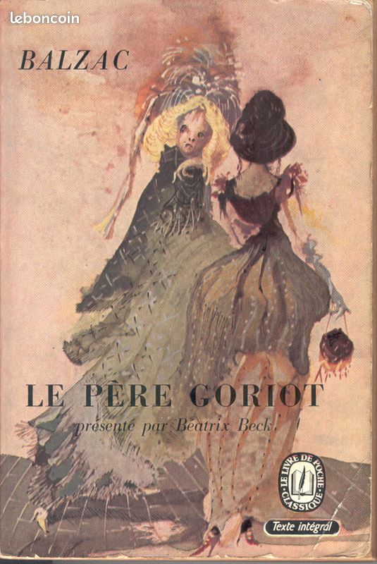 Livre ancien 1961 : Le père Goriot Honoré de Balzac (TERALC) (image 1)