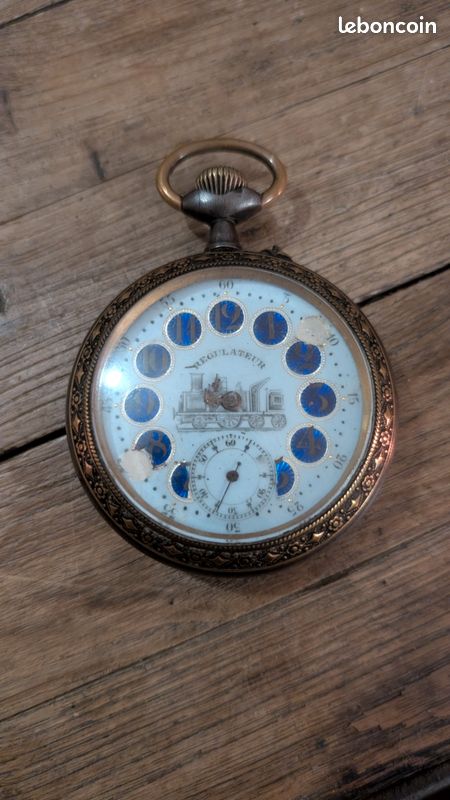 Régulateur Genève Montre De Poche Ancienne 1900-1919 - Gros Gousset, Mécanique Manuel, Fonctionne Parfaitement