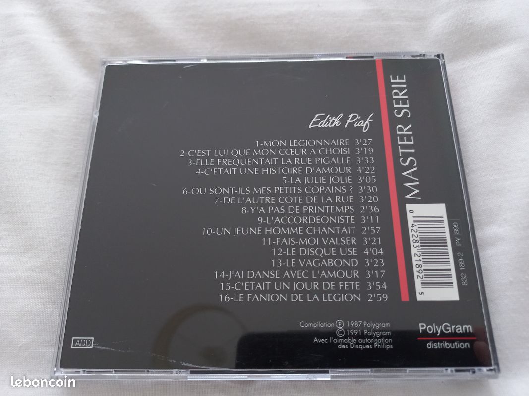 CD Édith Piaf (image 2)