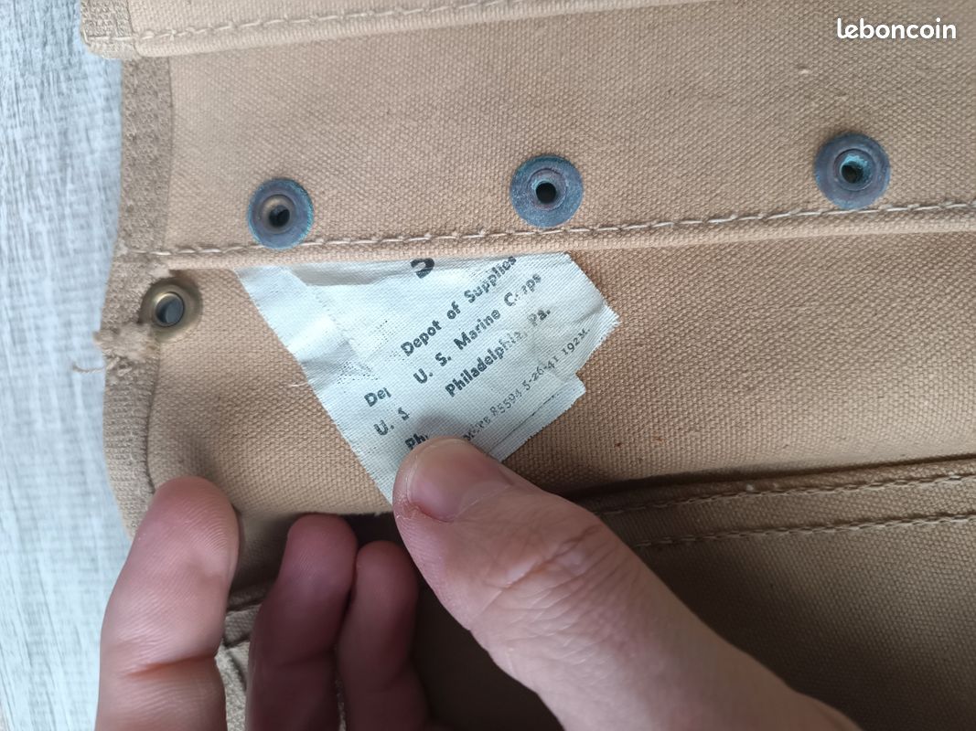 Guêtres usmc ww2 originale us (image 6)