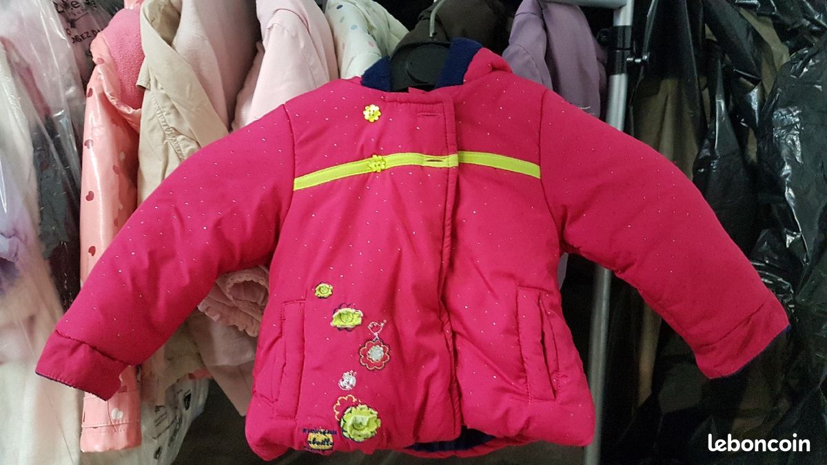 Manteau rose premaman 12 mois (image 1)