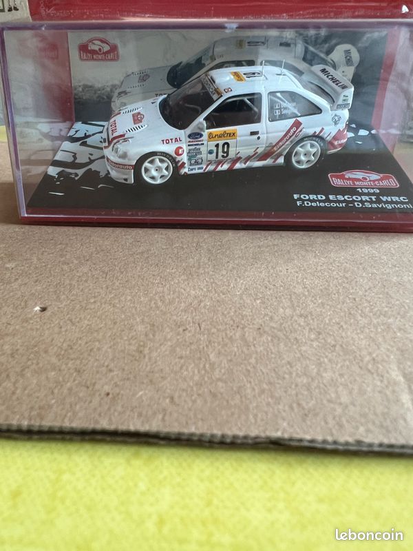 1/43 Ixo 1995 Ford Escort RS Cosworth #7 2nd Rallye Monte Carlo R.A.S. Ford François Delecour, Catherine François Car Model