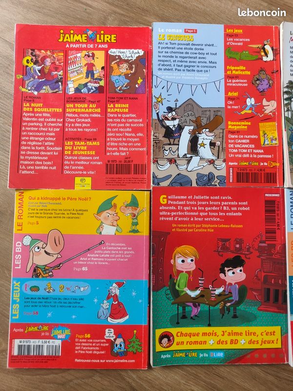Lot de 6 "j'aime lire" (image 3)