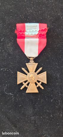 Médaille Croix Des Participants 1914-1918 - Militaria, Neuf, Ruban Inclus