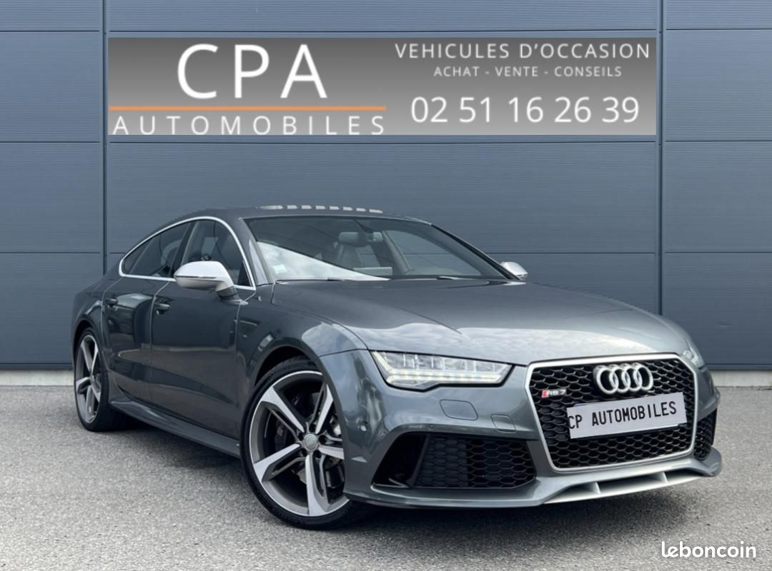 Audi RS7 Sportback 4.0 560 CH BVA / RS 7 SUIVI COMPLET FRANCAISE 2ND MAIN (image 1)