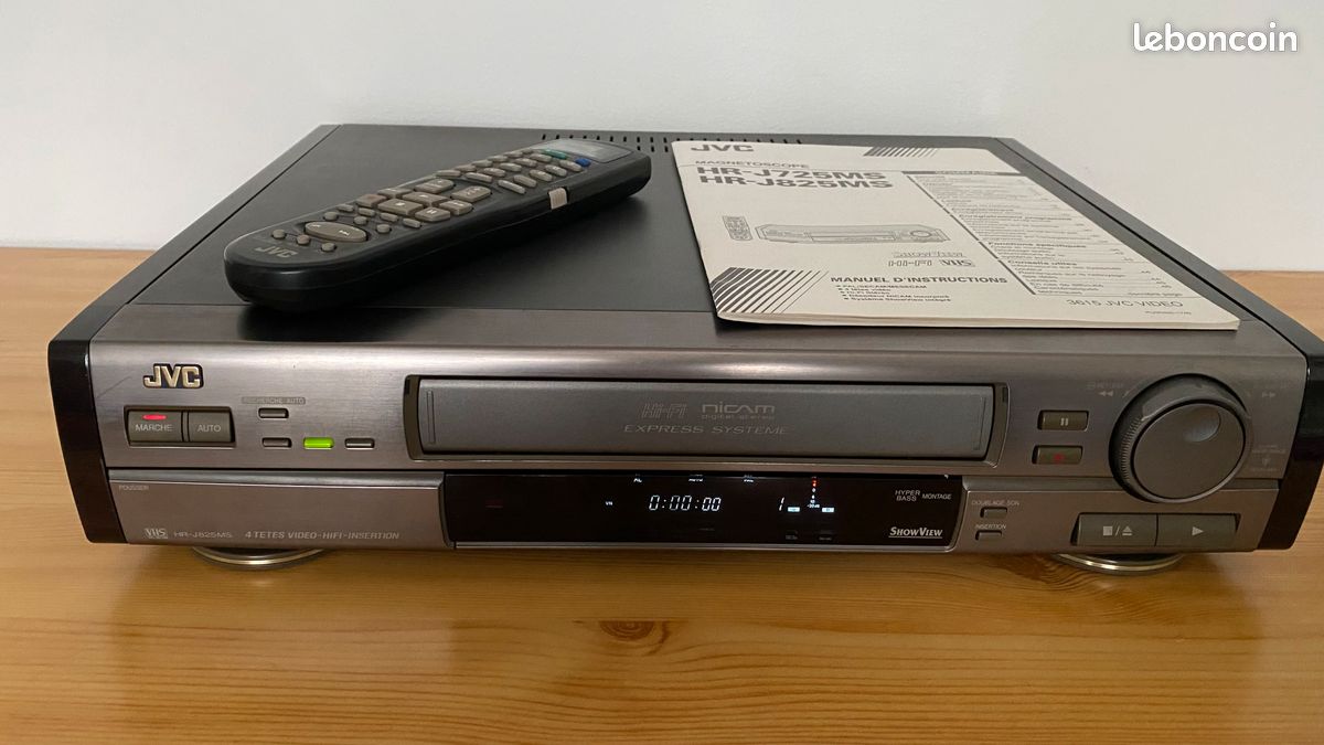 Télécommande D'origine JVC LP21036-035 - Pour Magnétoscope VHS - Occasion - Garantie 6 Mois