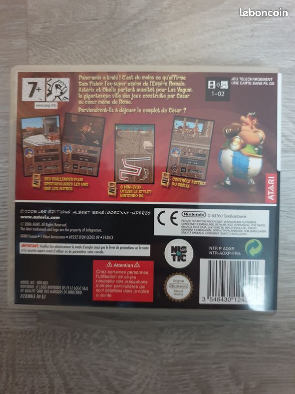 Jeu nintendo DS Astérix et obélix xxl 2 mission ouifix (image 2)