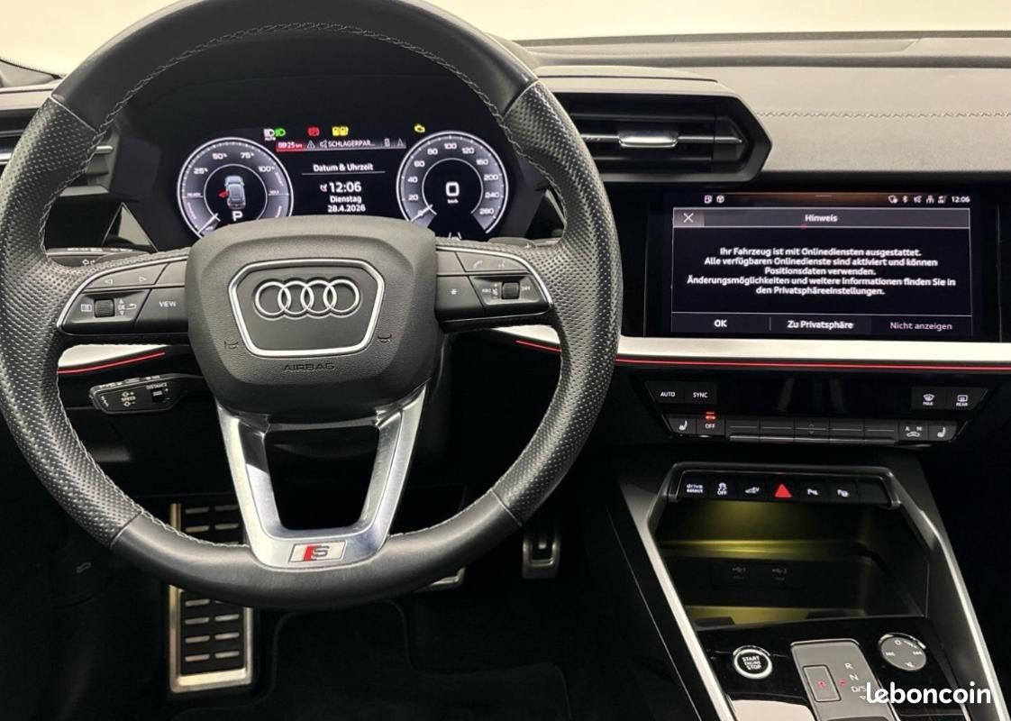 Audi A3 sportback 45 TFSIe 245 S-LINE HYBRIDE RECHARGEABLE / MATRIX LED ATTACHE REMORQUE REGULATE... (image 8)
