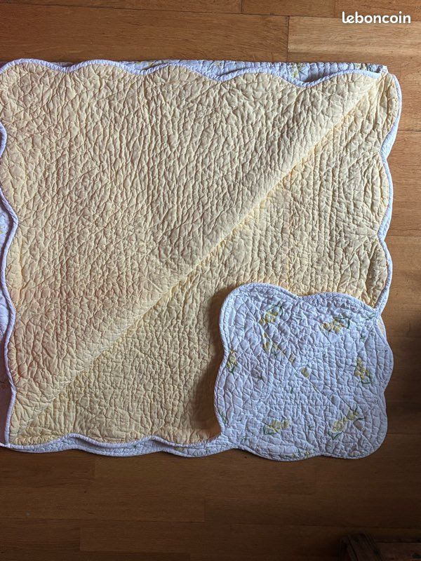 Boutis français matelassé, double face, 100% coton peigné (image 3)