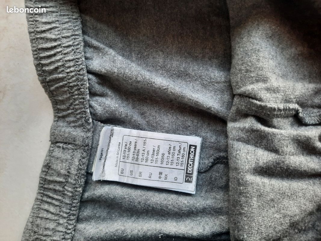 Short coton decathlon 12a (image 3)