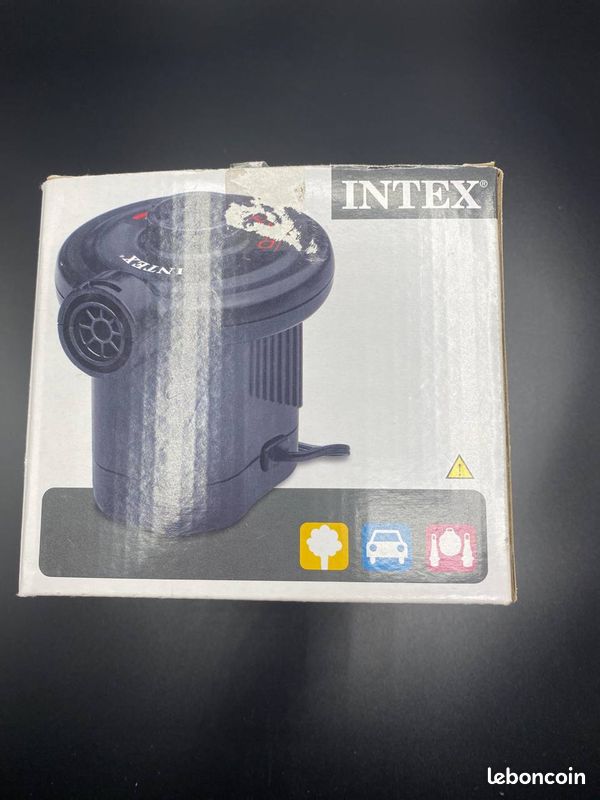 Intex Gonfleur Électrique 12 Volts - Gonfle Et Dégonfle Matelas, Bateaux Et Piscines Rapidement