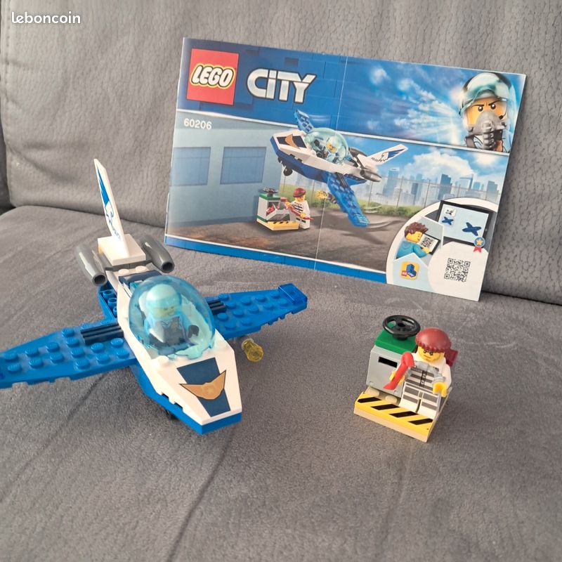 Lego 60206 Le jet de patrouille de la police Jeux Jouets