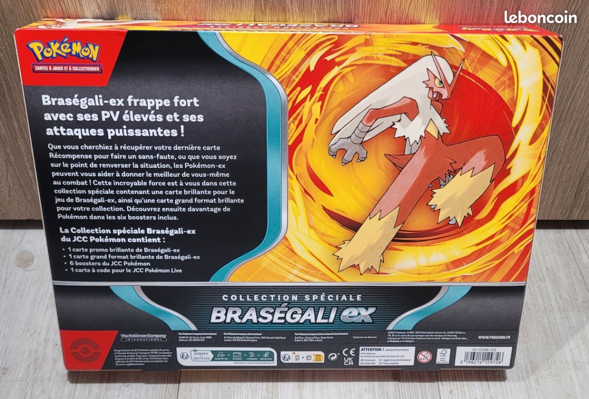 Carte Pokémon Braségali EX 024/159 JTG EV9 Aventures Ensembles FR NEUF