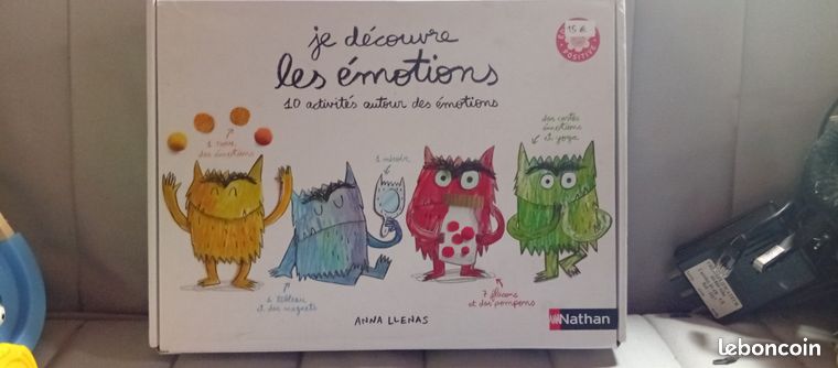 Nathan - Je découvre les émotions - Education positive - coffret d