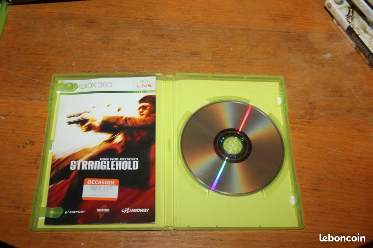 Jeu Xbox 360 Stranglehold (John Woo) - Édition PAL FR Complète, Très Bon état