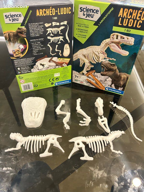 MAPED Creativ – Dinos Factory T-Rex – Squelette Bois à Assembler + Pâte Durcissante – Figurine Dinosaure à Modeler – Dès 6 Ans