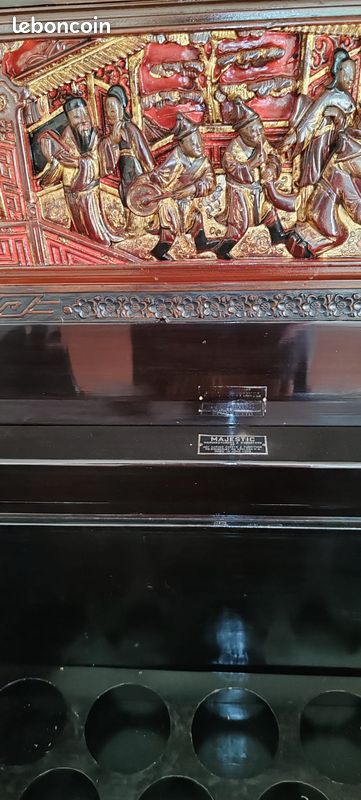 Meuble bar chinois laqué avec incrustations (image 8)