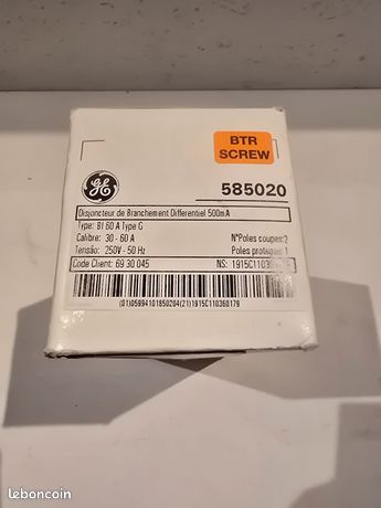 Disjoncteur Connecté Disjoncteur 2P 30A-60A - Protection Circuit Monophasé 220V - Montage Rail DIN Disjoncteur 20a