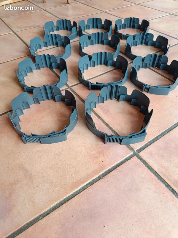 12 x Raccords/Colliers PVC Aldes diam 160/160 Easy Clip (image 1)