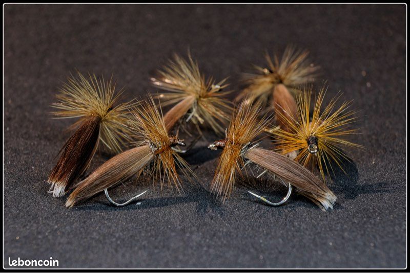 Qiilu Mouches de pêche à la mouche 64 pièces pêche à la mouche mouches