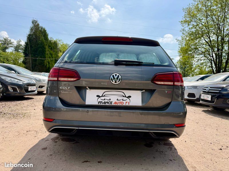 Volkswagen golf vii sw 1.6l tdi 115cv phase 2 boite automatique finition confortline 240.000kms 07/2017 gps bluetooth feux de jour à led (image 7)