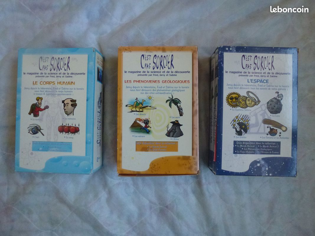 Lot de 6 cassettes vidéos C'est pas sorcier (image 3)