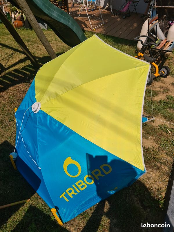 Tente parasol de plage anti uv Tribord Sport Plein air