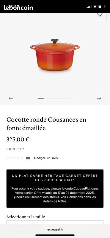 Cocotte en fonte ovale Fontanges - Arts de la table