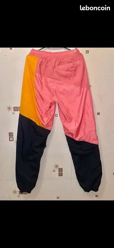 Jogging / Survêtement / Adidas Originals Adicolor Colorblock Rose / Noir / Orange Unisexe (image 2)
