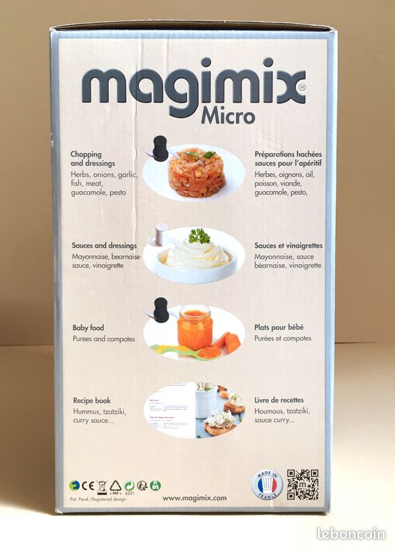 Hachoir- Mixeur Magimix Micro Chromé Mat (image 13)