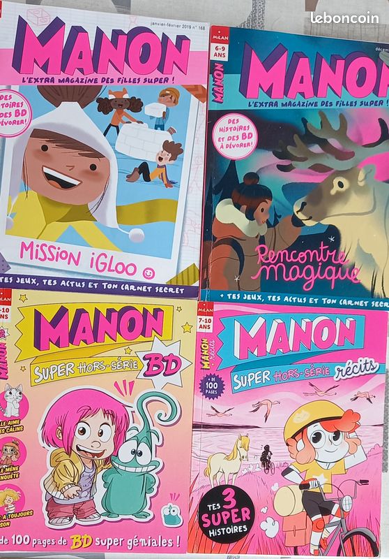 Lot de 28Magazines MANON (image 1)