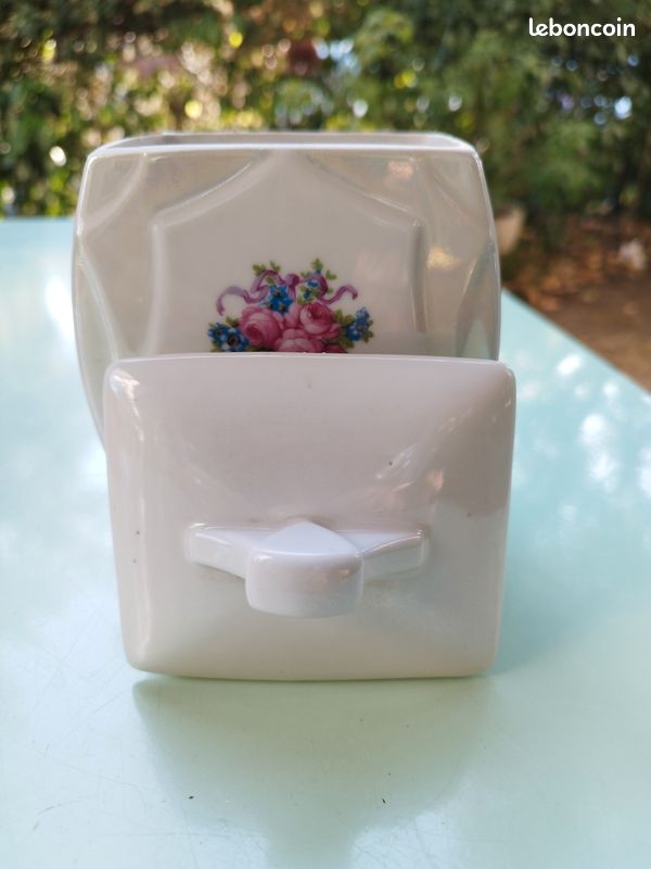 Pot à sucre ancien en céramique (image 6)