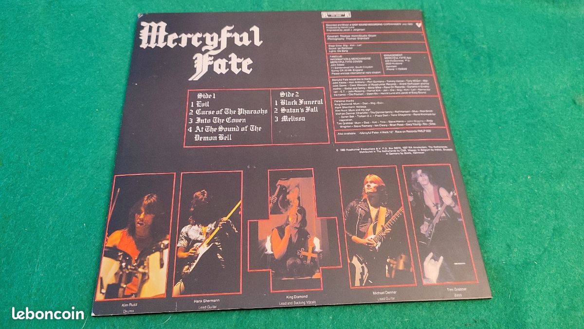 Mercyful Fate : Melissa / 33 tours (image 2)