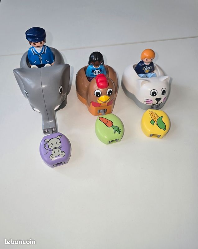 123 playmobil le train des animeaux 70405 complet (image 4)