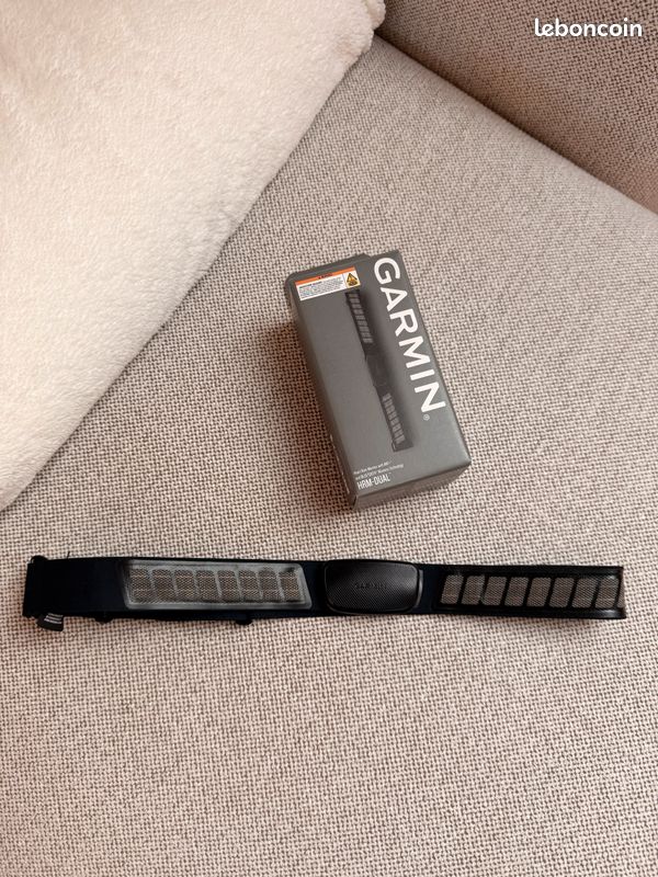 Garmin HRM-Dual – Ceinture cardio ANT+ Bluetooth Sport Plein air