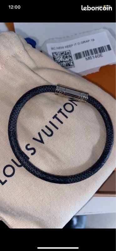 Luxe S Bijoux - Bracelet homme LUIS VUITTON en cuir 💥 avec