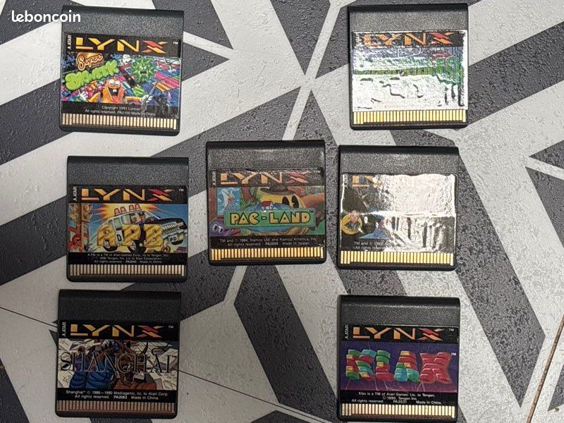 Lot De 7 Jeux Atari 2600 – Kangaroo Et Plus – PAL – Très Bon État
