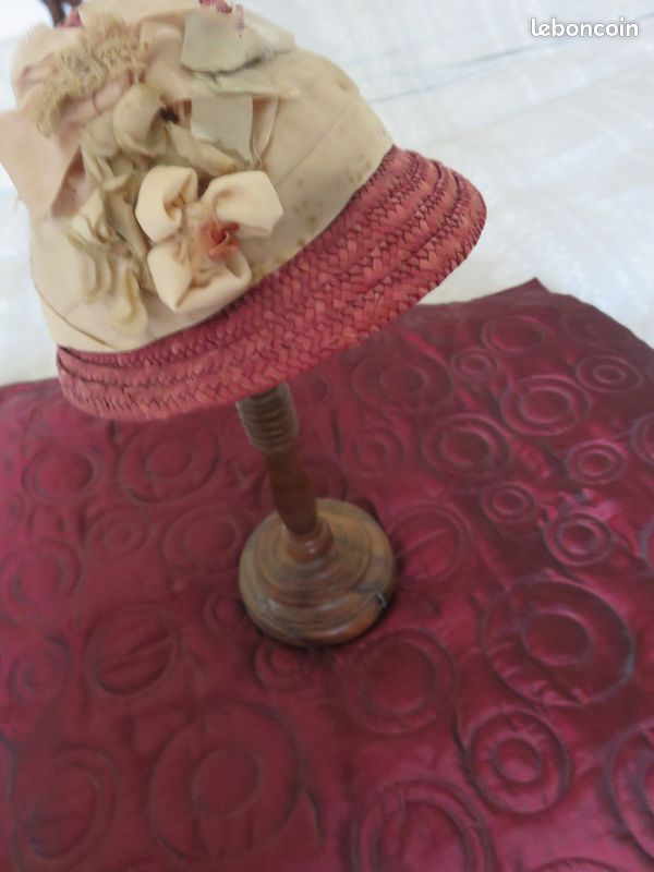 Petit Chapeau Ancien Pour Poupée – Coiffe Vintage Miniature