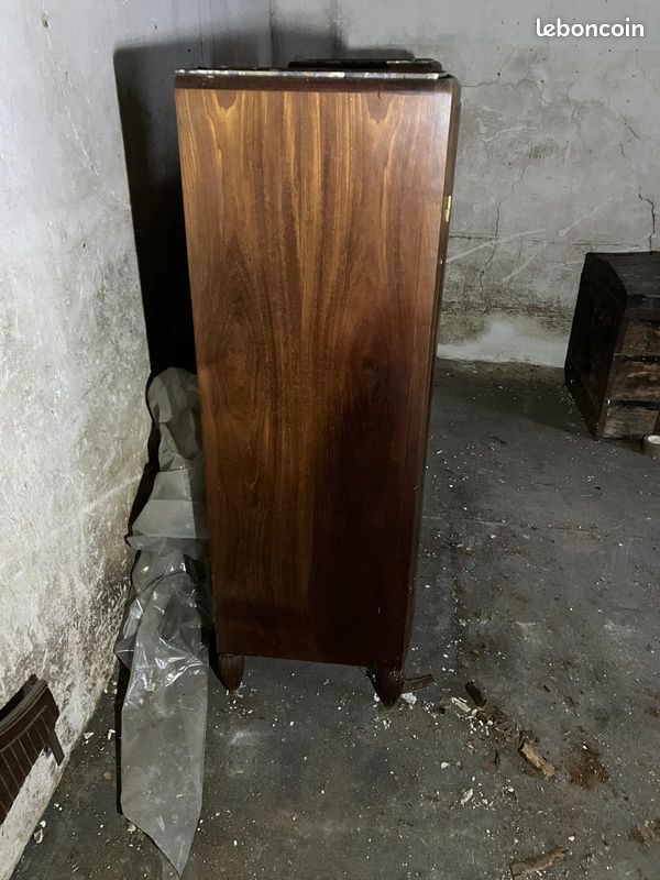 Buffet bahut avec marbre et miroirs (image 5)
