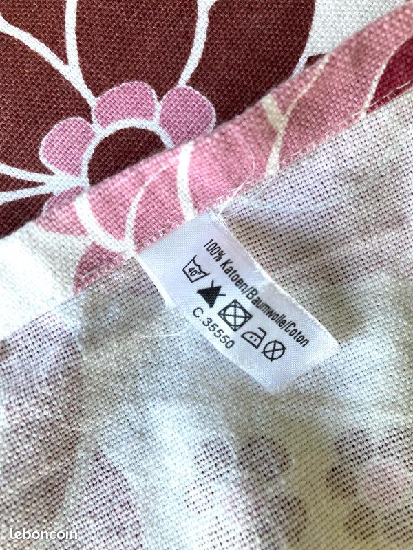 Vintage Français Nappe Carrée Brodée à La Main Nappe à Thé