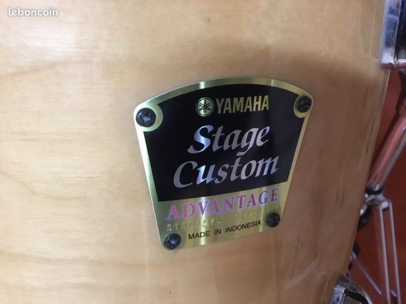 Batterie Yamaha Stage Custom Advantage Maple (2003) - Made in Indonesia (idem DW Sonor Tama Mapex Ludwig Pearl etc) (image 5)