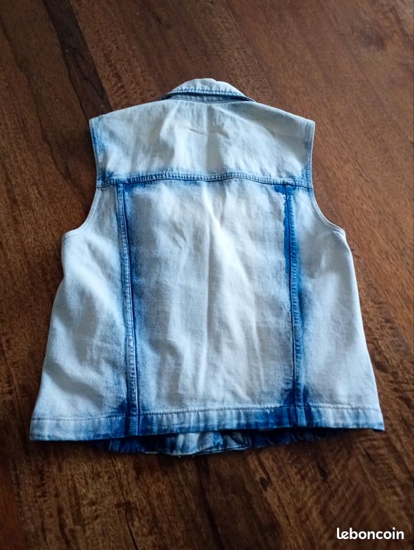 Veste jean grunge rock MANGO taille S (image 6)
