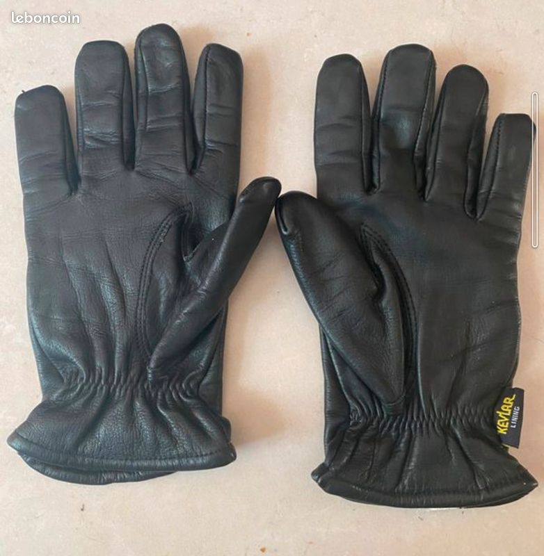 Gants anti coupures ,cuir avec doublure Kevlar 9,5 (image 6)