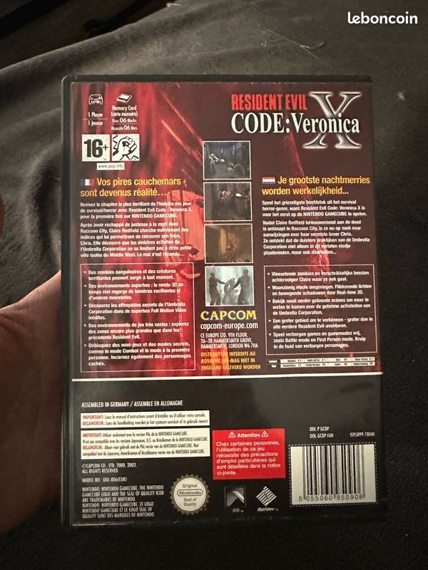 Résident evil code Veronica x gamecube (image 2)