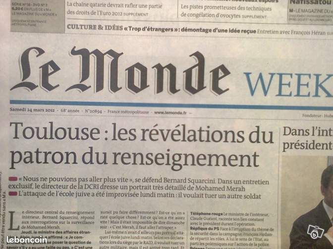 Journal Le Monde N°20894 (image 1)